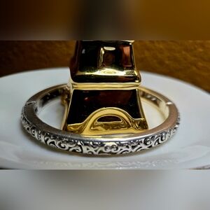 Brighton Silver Viewpoint Hinged Bangle